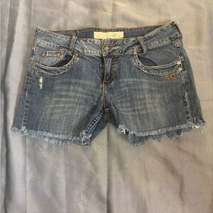 O’ Neill Denim Distressed Low Waist Jean Shorts Juniors Size 7